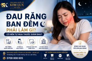Đau răng ban đêm phải làm gì?